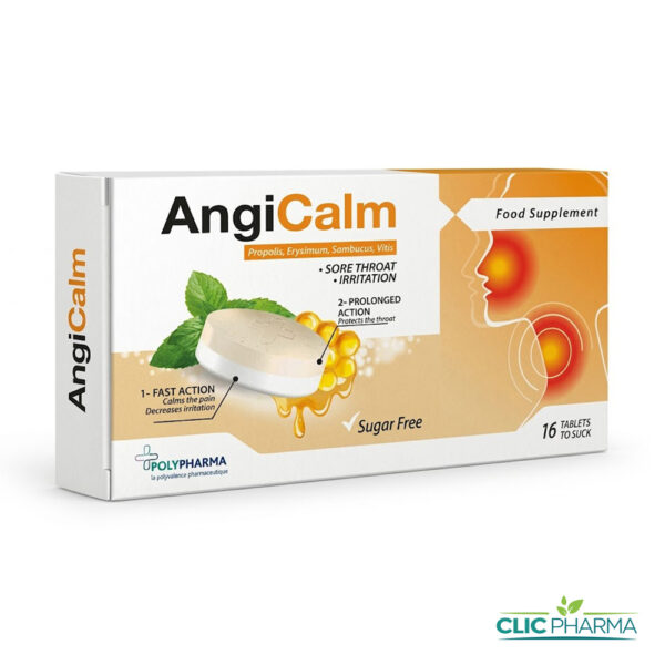 ANGICALM PROPOLIS SANS SUCRE (16 PASTILLES)