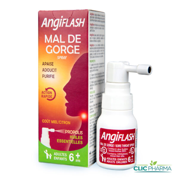 ANGIFLASH MAL DE GORGE +6ANS 20ML