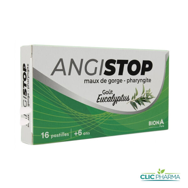 ANGISTOP MAUX DE GORGE EUCALYPTUS (16 PASTILLES)