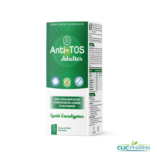 ANTI-TOS EUCALYPTUS ADULTE SIROP 150ML