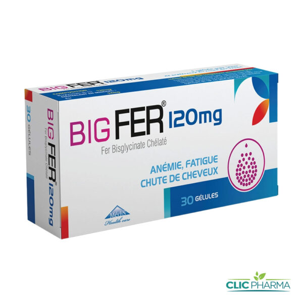 BIG FER 120mg (30 GELULES)