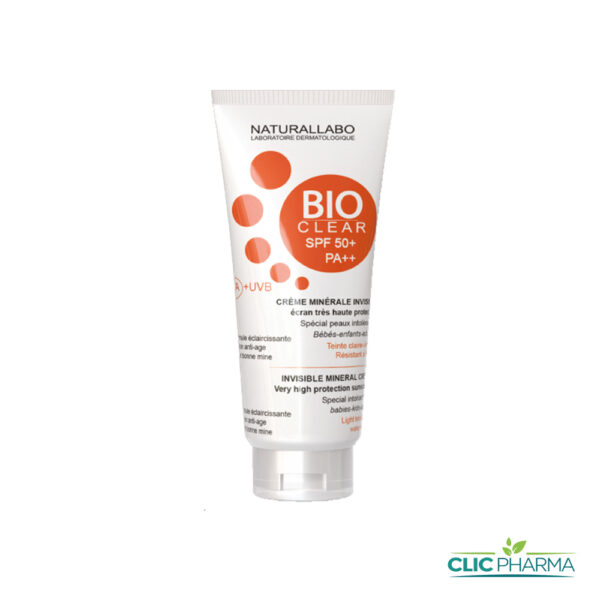 BIOCLEAR ÉCRAN MINÉRAL INVISIBLE SPF50+