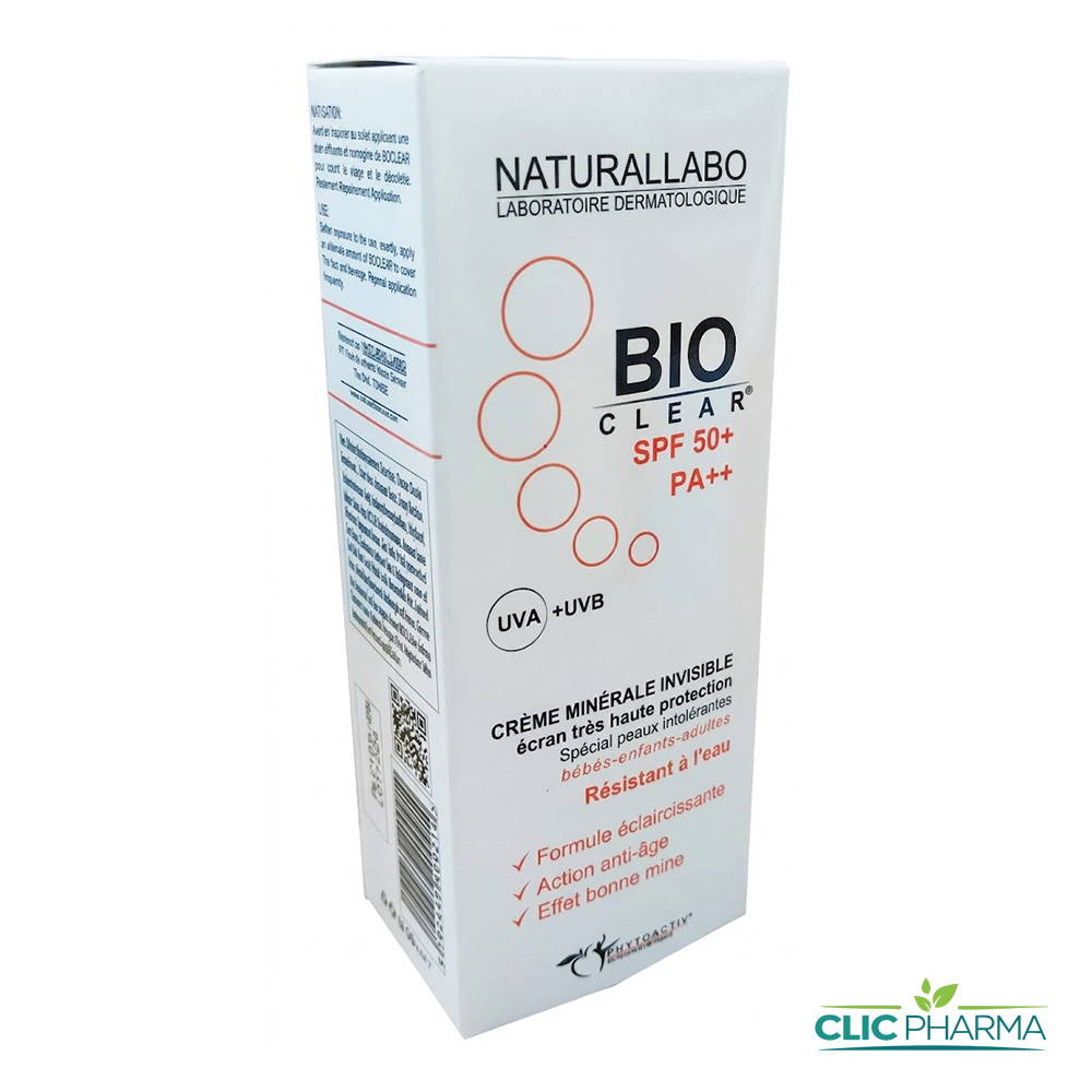 BIOCLEAR ECRAN MINER INVIS SPF50+