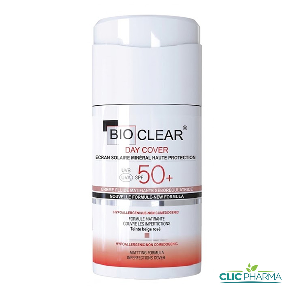BIOCLEAR ECRAN TEINTE BEIGE ROSE SPF50+ 30ML