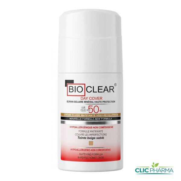 BIOCLEAR ECRAN SOLAIRE MINERAL TEINTE BEIGE SABLE SPF50+ 30ML