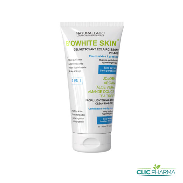 BIOWHITE SKIN GEL NETTOYANT ÉCLAIRCISSANT VISAGE 150ML