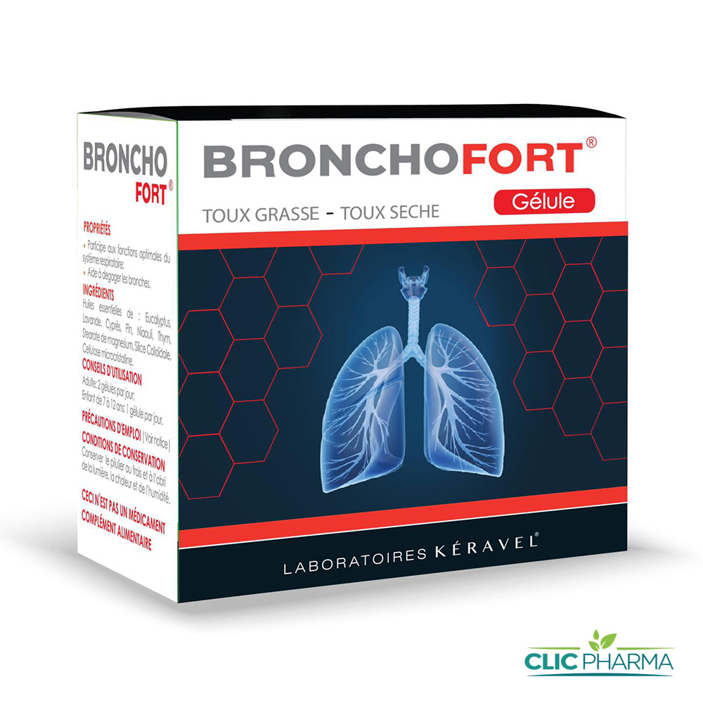 BRONCHOFORT TOUX SECHE ET GRASSE GELULE B 15