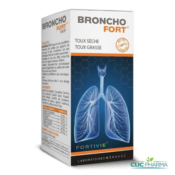BRONCHOFORT TOUX SECHE ET GRASSE SIROP 125ML