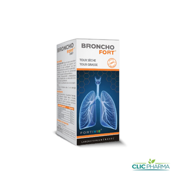 BRONCHOFORT TOUX SÈCHE ET GRASSE SIROP 125ML