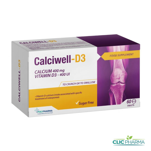 CALCIWELL-D3 400MG 400UI (60 COMPRIMES)