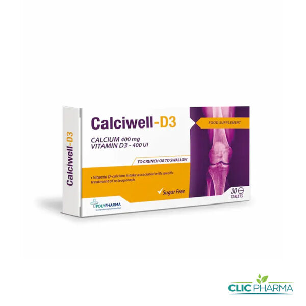 CALCIWELL-D3 400MG 400UI (30 COMPRIMÉS)