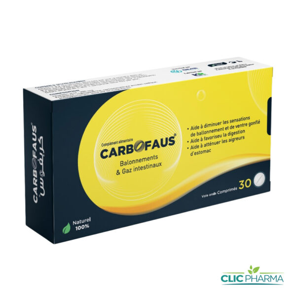 GLYCERIALL CARBOFAUS GAZ BALONNEMENTS (30 COMPRIMES)