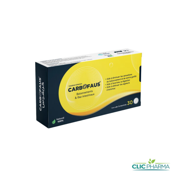 GLYCERIALL CARBOFAUS GAZ BALONNEMENTS (30 COMPRIMÉS)