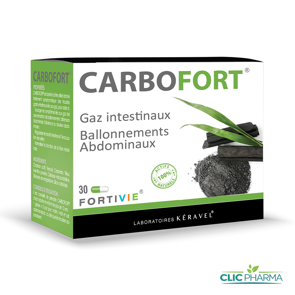 CARBOFORT GAZ BALLONNEMENTS GELULES B 30