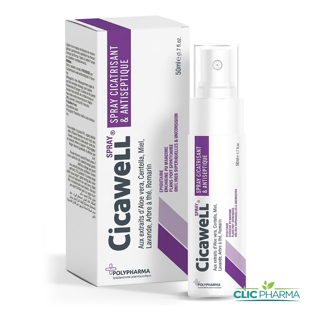 CICAWELL SPRAY CICATRISANT ANTISEPTIQUE 50ML