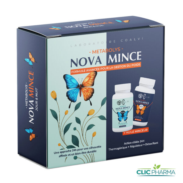COALVI NOVA MINCE PACK JOUR + NUIT + HUILE MINCEUR