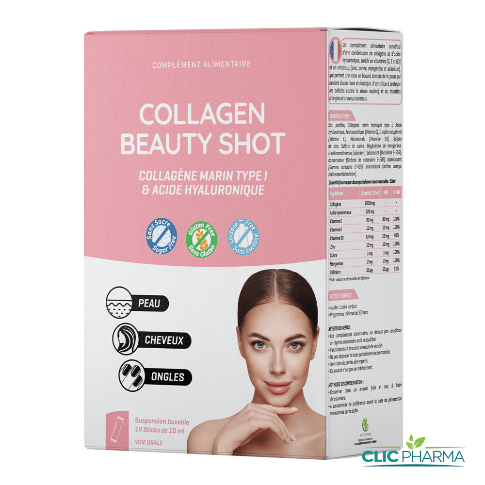 COLLAGEN BEAUTY SHOT PEAUCHVXONGLES SACHET 10ML B14