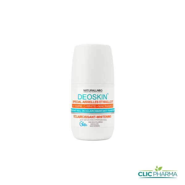 DEOSKIN DÉO ROLL-ON ANTI-TRANSPIRANT ÉCLAIRCISSANT 50ML