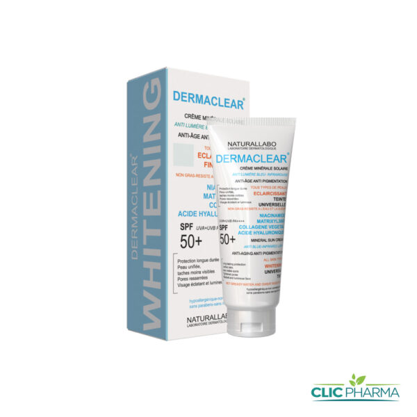 DERMACLEAR ÉCRAN MINERAL INVISIBLE SPF50+ 50ML