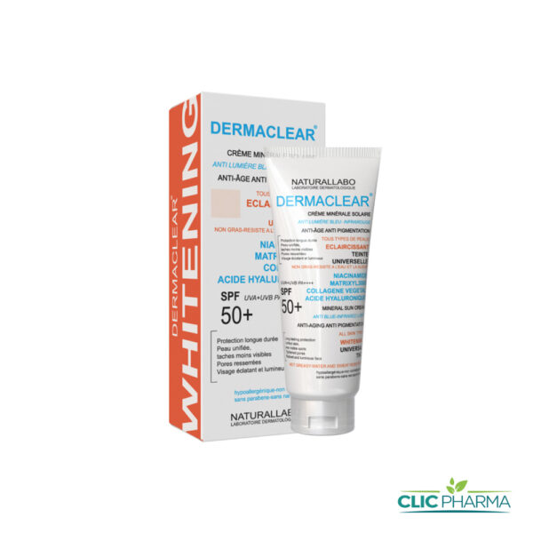 DERMACLEAR ÉCRAN MINERAL TEINTÉ SPF50+ 50ML