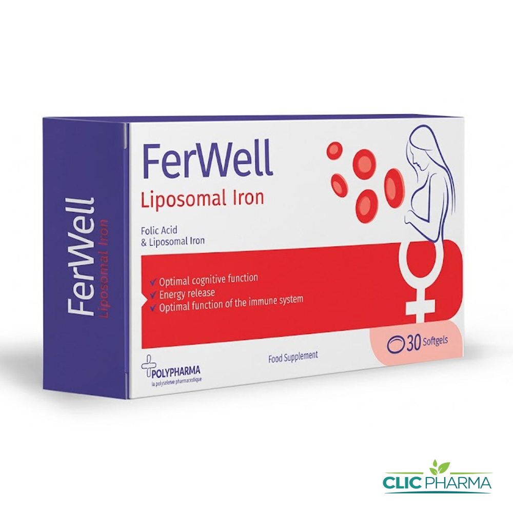 FERWELL FER LIPOSOMAL (30 COMPRIMES)