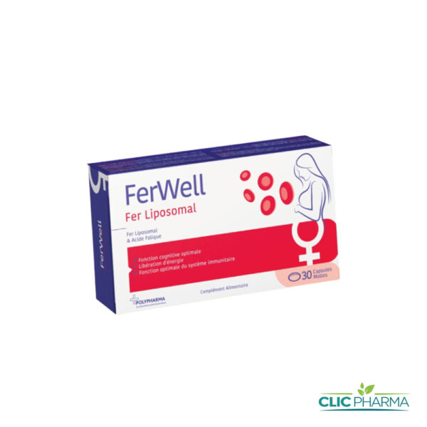 FERWELL FER LIPOSOMAL (30 COMPRIMÉS)