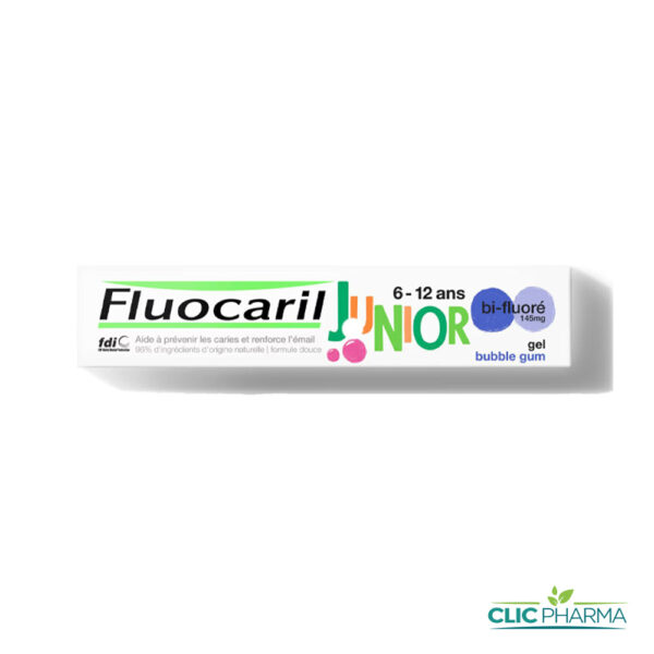 FLUOCARIL DENTIFRICE JUNIOR GEL BUBBLE GUM 6-12 ANS 75ML
