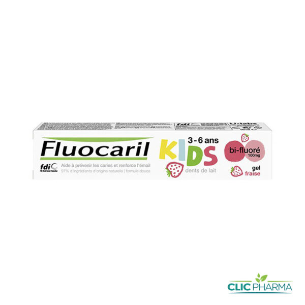 FLUOCARIL DENTIFRICE KIDS FRAISE 3-6 ANS 50ML