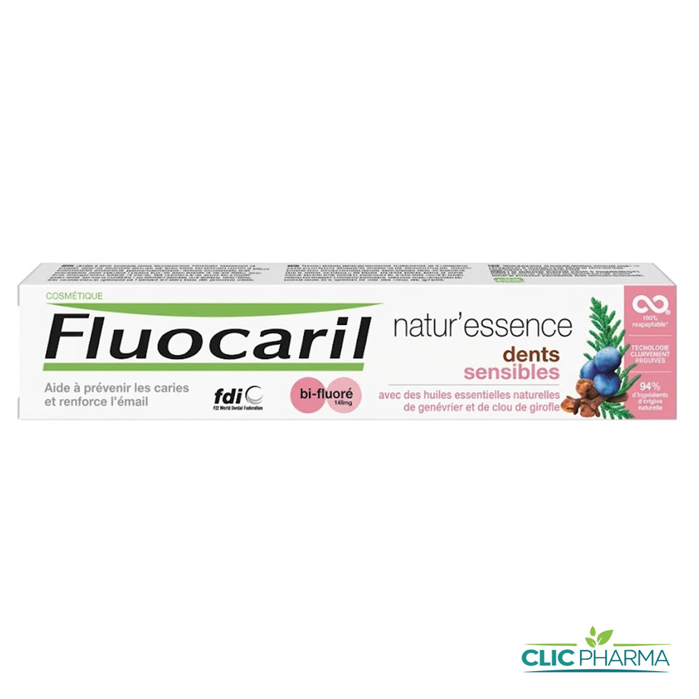 FLUOCARIL DENTIFRICE NATUR'ESSENCE DENTS SENSIBLES 75ML