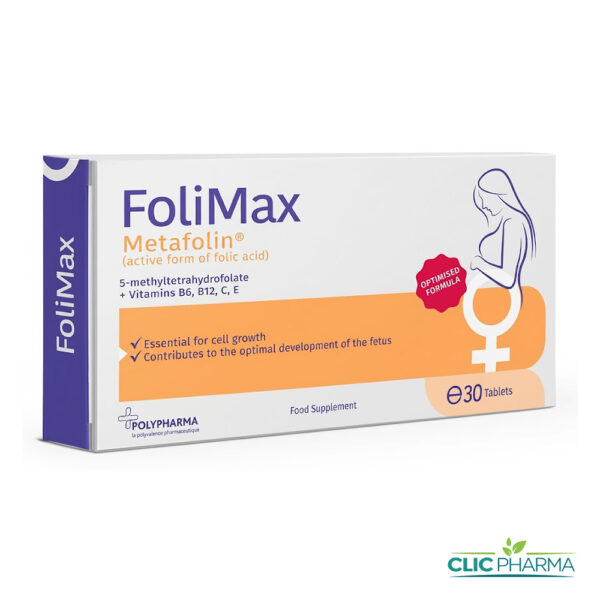 FOLIMAX METAFOLIN (30 COMPRIMES)
