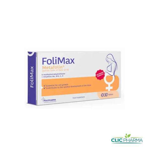 FOLIMAX METAFOLIN (30 COMPRIMÉS)