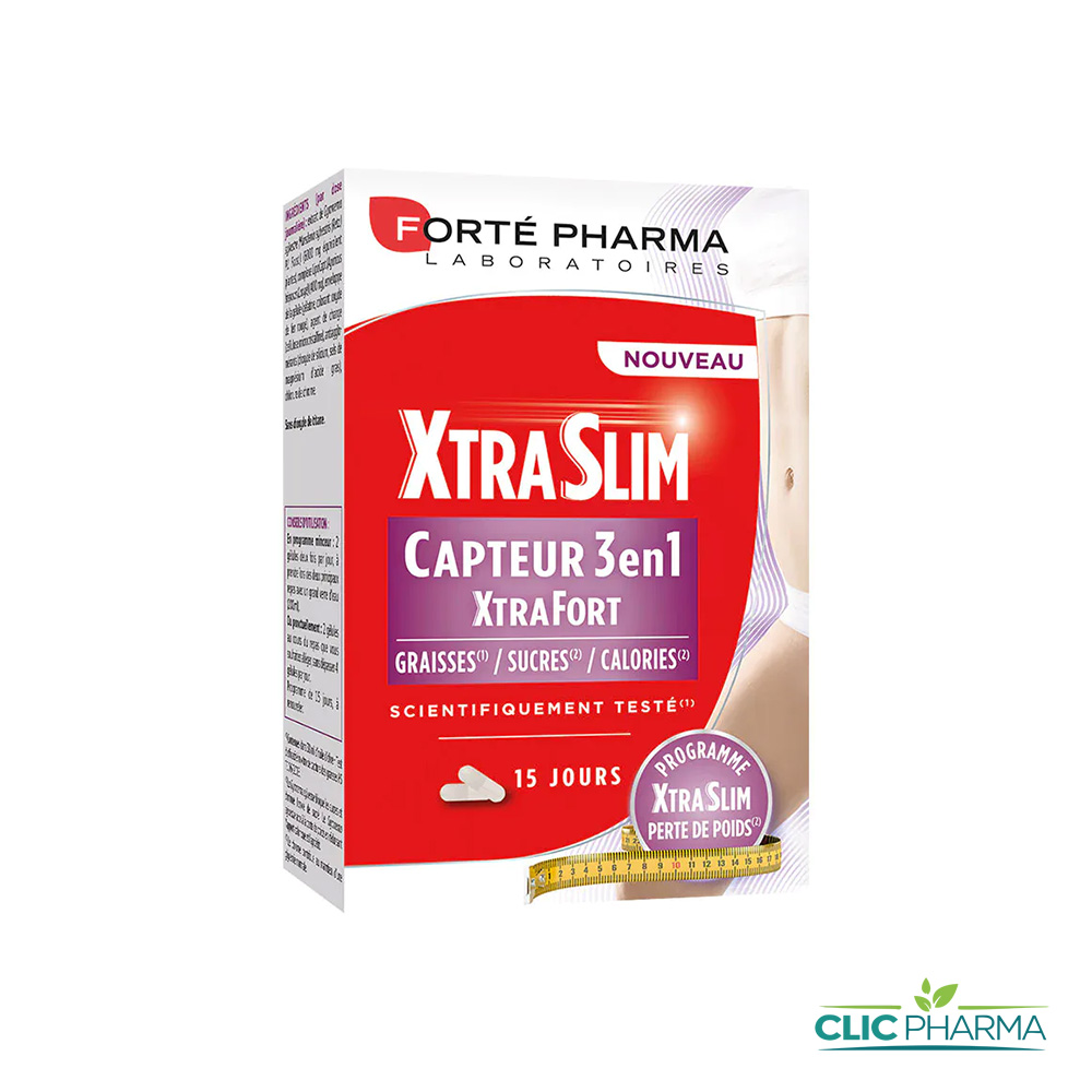 FORTE PHARMA XTRA SLIM CAPTEUR 3EN1 (60 GEL)
