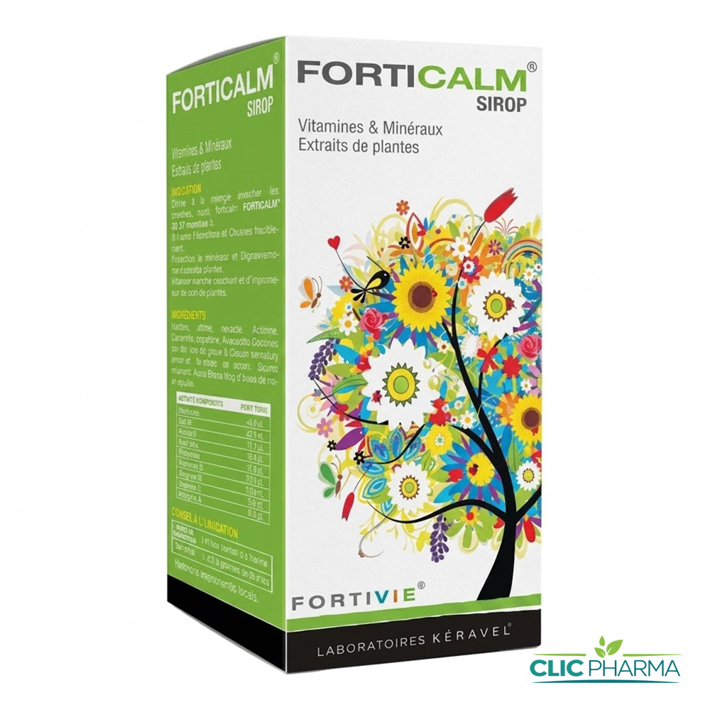 FORTICALM VITS MINERAUX SIROP 125ML