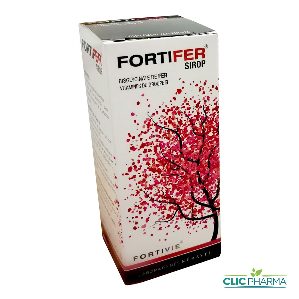FORTIFER BISGLYCINATE FER SIROP 125ML