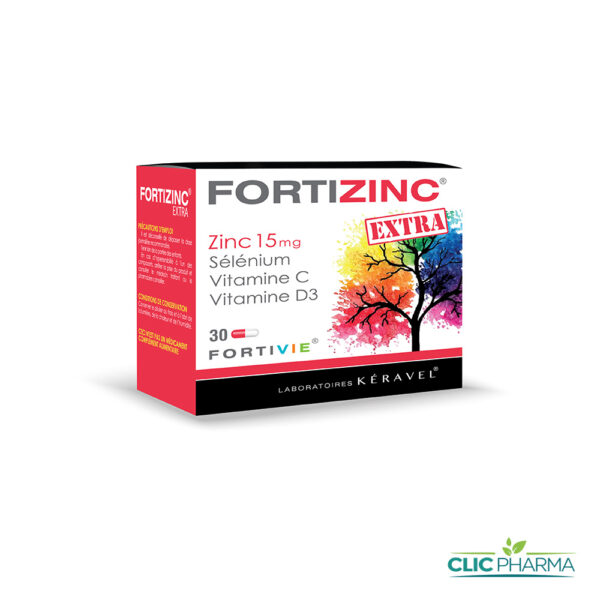 FORTIZINC EXTRA 15mg (30 GÉLULES)