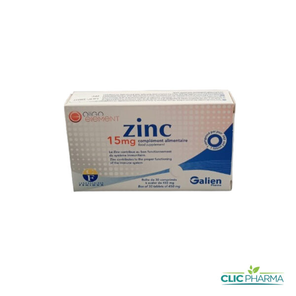GALIEN ZINC 15MG (30 COMPRIMÉS)