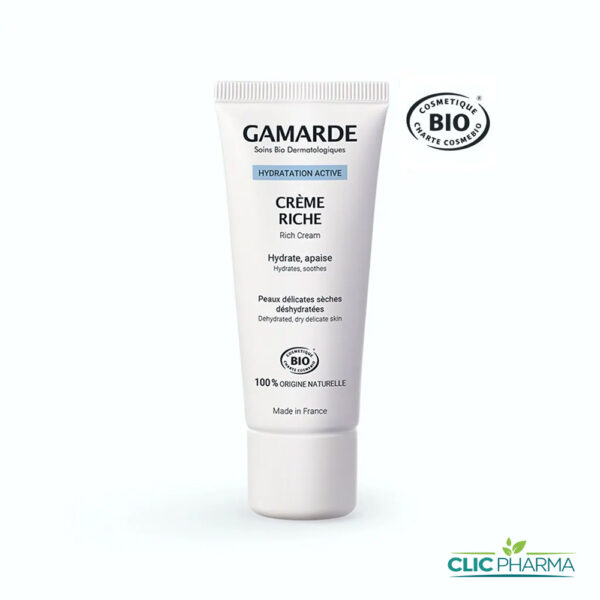 GAMARDE CRÈME HYDRATANTE RICHE 40ML