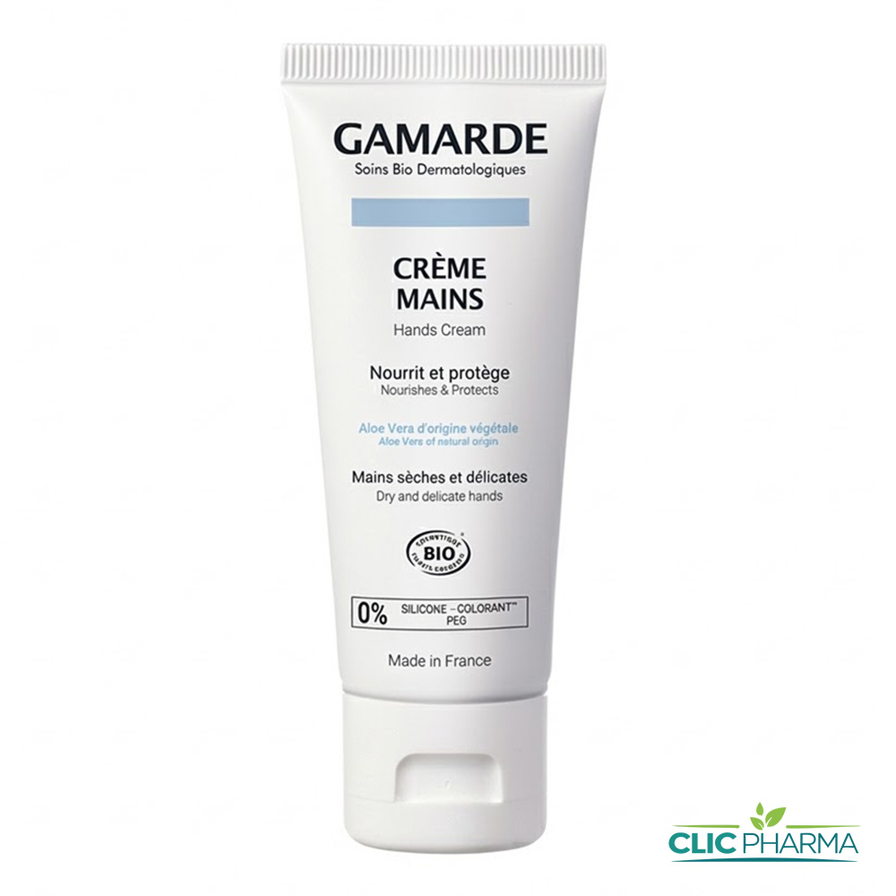 GAMARDE CREME MAINS NOURRIT PROTEGE 40ML BIO