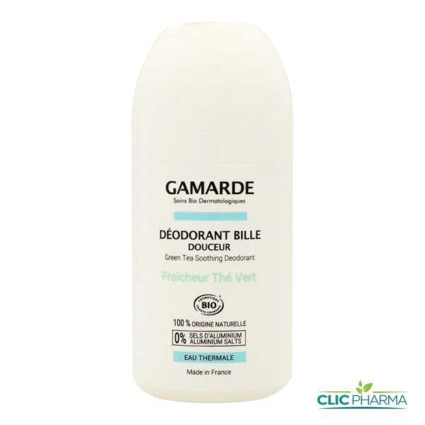 GAMARDE DEODORANT DOUCEUR FRAICHEUR THE VERT ROLL-ON 50ML