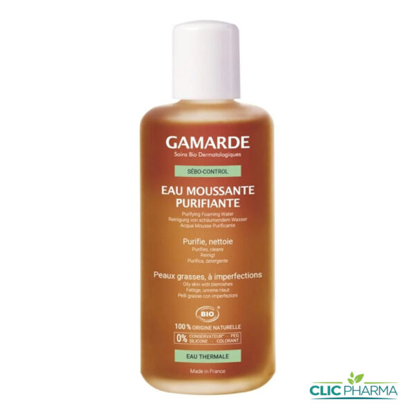 GAMARDE EAU MOUSSANTE PURIFIANTE 200ML