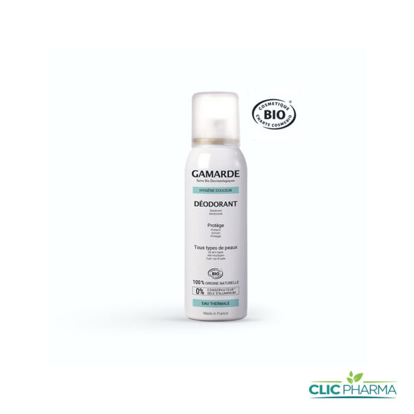 GAMARDE HYGIÈNE DOUCEUR DÉODORANT SPRAY 100ML BIO