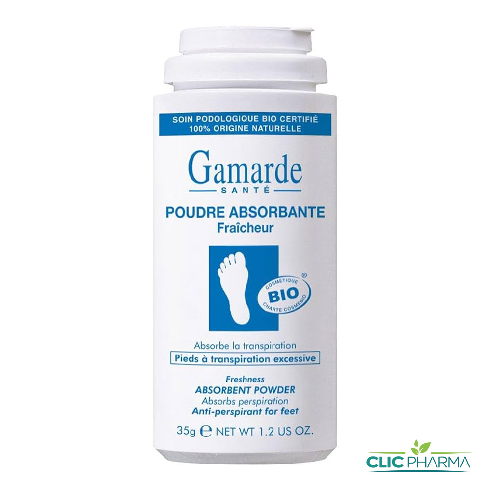 GAMARDE POUDRE ABSORBANTE FRAICHEUR PIEDS 35GR