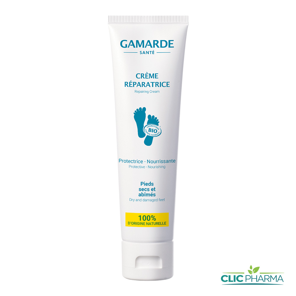 GAMARDE SANTE CREME REPARATRICE PIEDS SECS 100ML BIO
