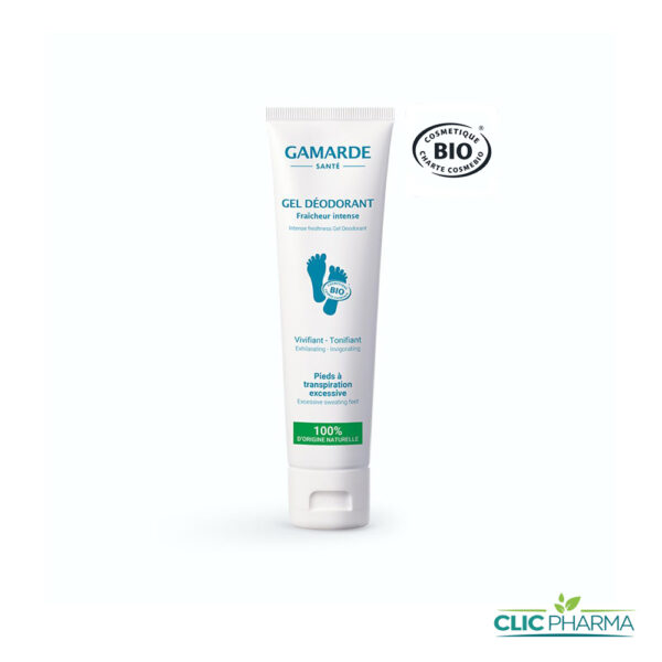 GAMARDE GEL DÉODORANT FRAICHEUR PIEDS 100ML
