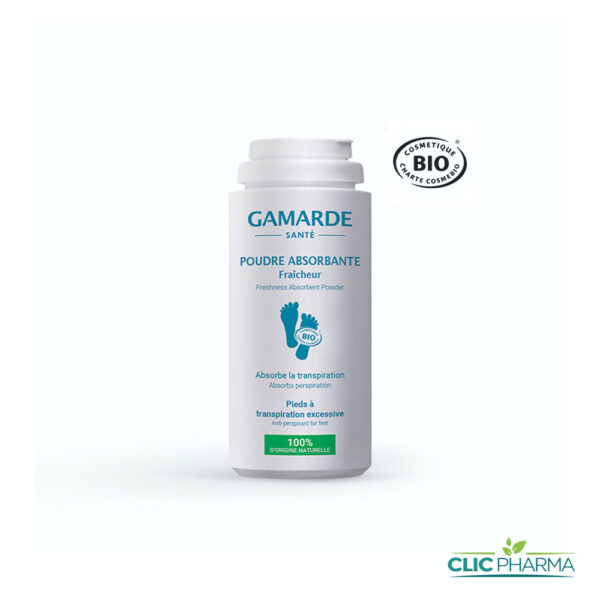 GAMARDE POUDRE ABSORBANTE FRAICHEUR PIEDS 35G