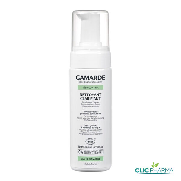 GAMARDE SEBO-CONTROL NETTOYANT CLARIFIANT BIO 160ML