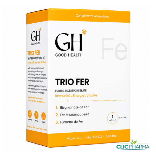GOOD HEALTH TRIO FER (30 GELULES)