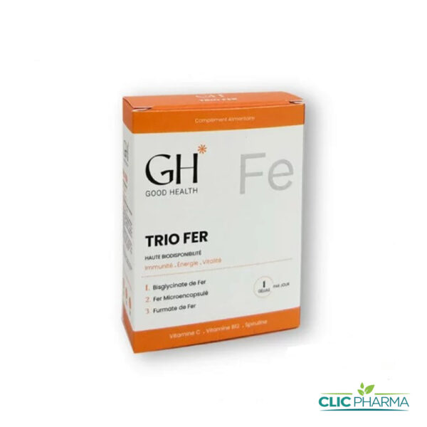 GOOD HEALTH TRIO FER (30 GÉLULES)