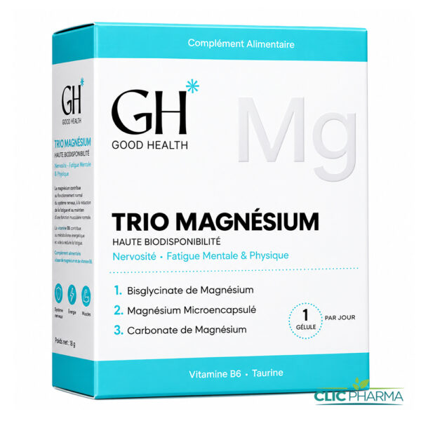 GOOD HEALTH TRIO MAGNESIUM (30 GELULES)