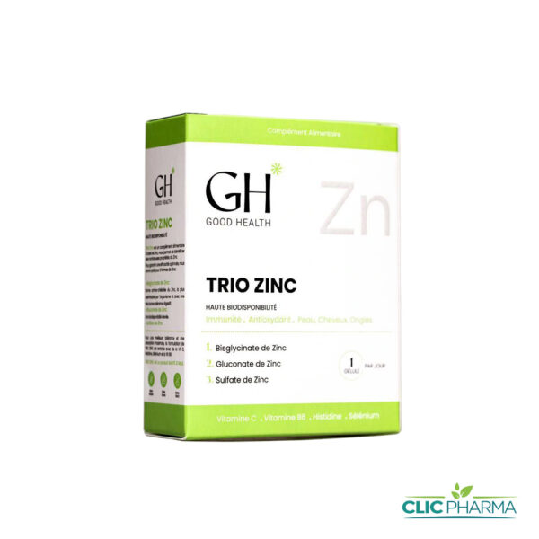 GOOD HEALTH TRIO ZINC (30 GÉLULES)